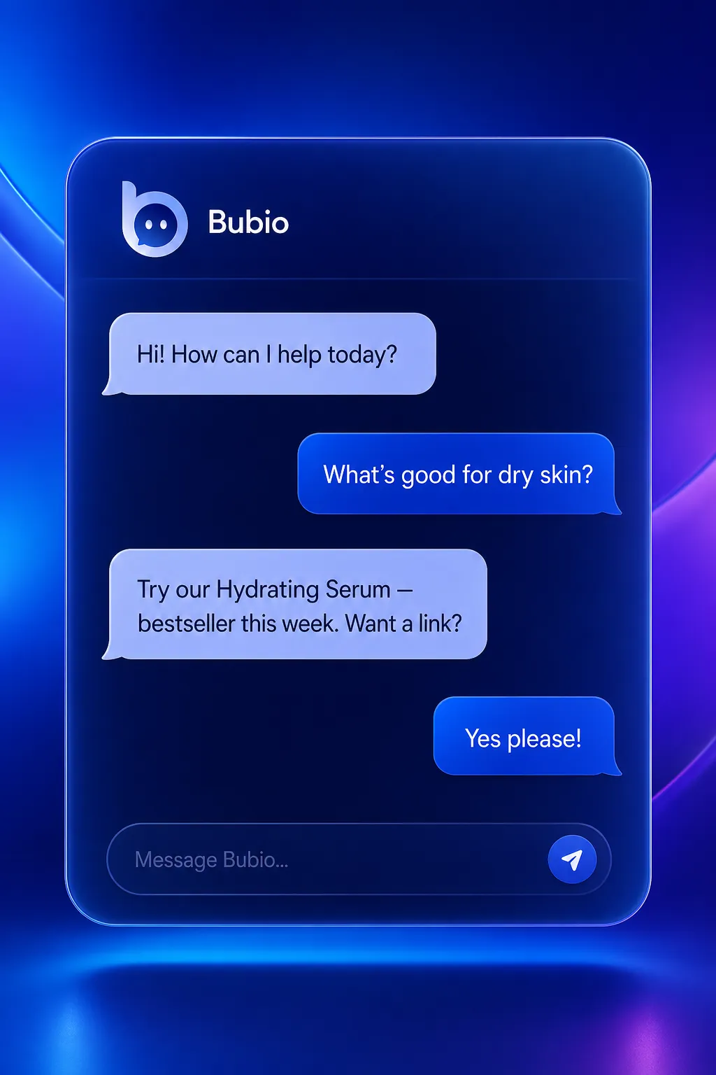Your human-like AI chatbot.